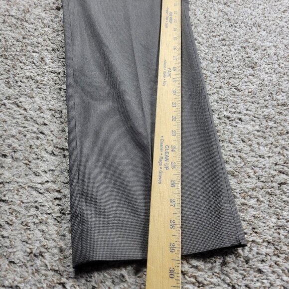 Ralph by Ralph Lauren Dress Pants Mens 40x30 Gray Beige Flat Front Poly Blend - Picture 5 of 7